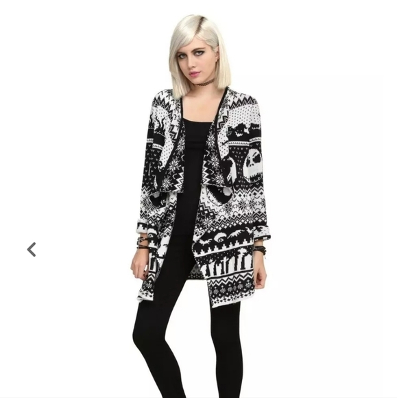 The Nightmare Before Christmas Fair Isle Cardigan Size S - Picture 1 of 12